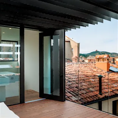 Hurrikansichere Außentür